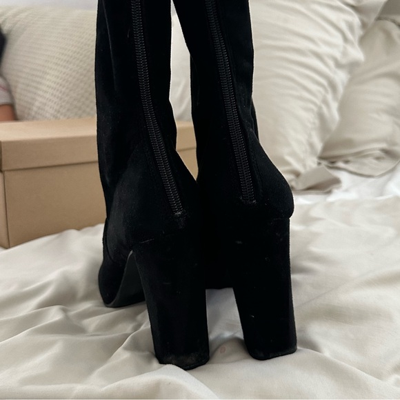 STEVE MADDEN EMOTIONS THIGH HIGH HEELED BOOTS - Picture 6 of 8